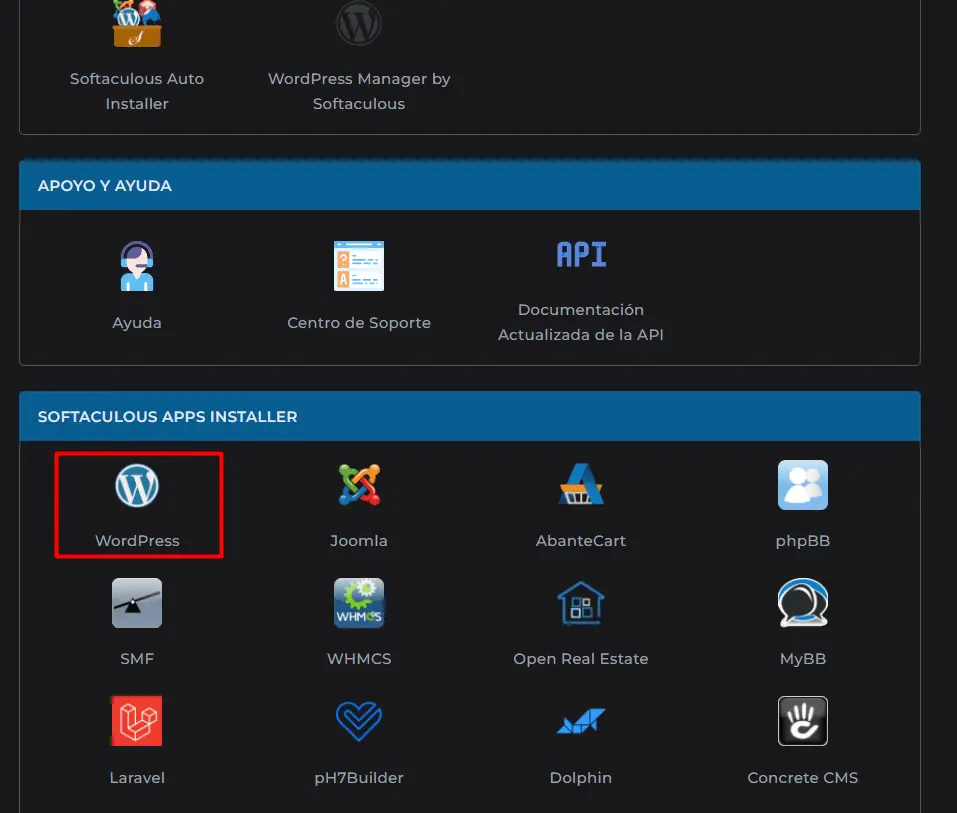 Wordpress-directadmin